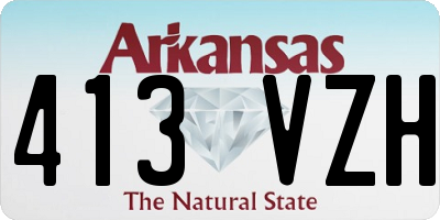 AR license plate 413VZH
