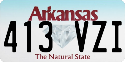 AR license plate 413VZI