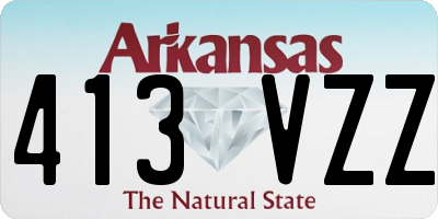 AR license plate 413VZZ