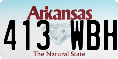 AR license plate 413WBH
