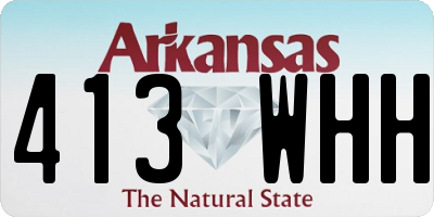 AR license plate 413WHH