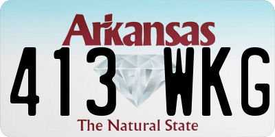 AR license plate 413WKG