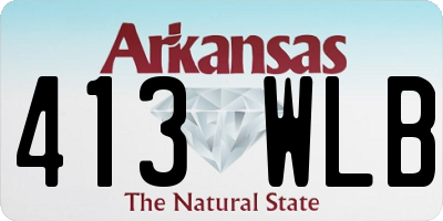 AR license plate 413WLB