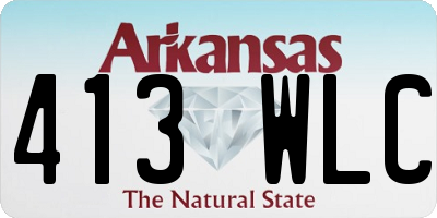 AR license plate 413WLC