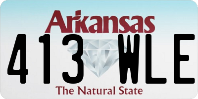AR license plate 413WLE
