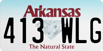 AR license plate 413WLG