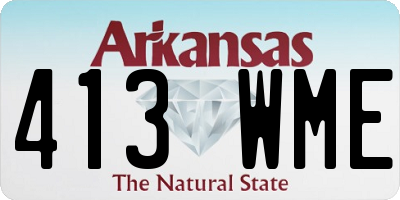 AR license plate 413WME