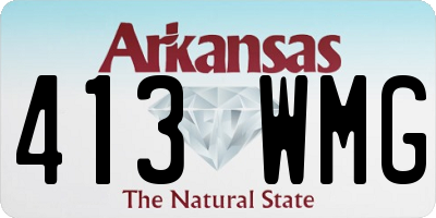 AR license plate 413WMG