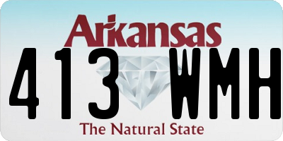 AR license plate 413WMH