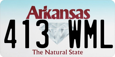 AR license plate 413WML
