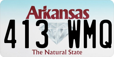AR license plate 413WMQ