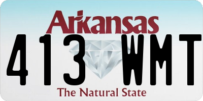 AR license plate 413WMT