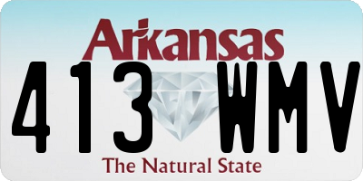 AR license plate 413WMV