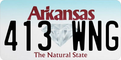 AR license plate 413WNG