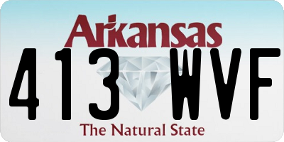 AR license plate 413WVF
