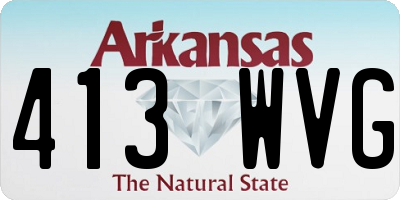 AR license plate 413WVG