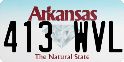 AR license plate 413WVL