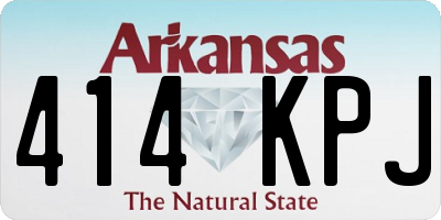 AR license plate 414KPJ