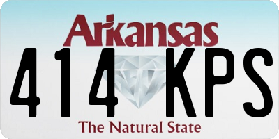 AR license plate 414KPS