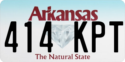 AR license plate 414KPT