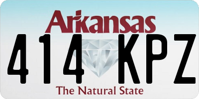 AR license plate 414KPZ