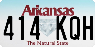 AR license plate 414KQH