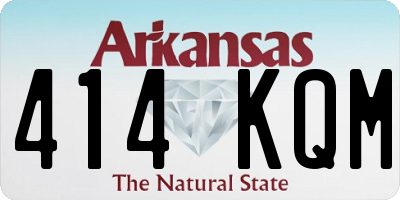 AR license plate 414KQM