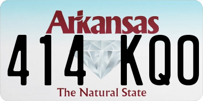 AR license plate 414KQO