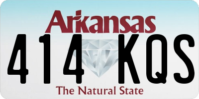 AR license plate 414KQS