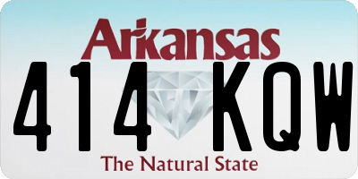 AR license plate 414KQW