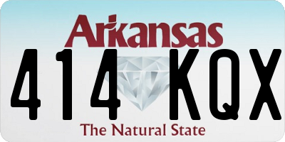 AR license plate 414KQX