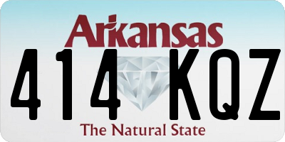 AR license plate 414KQZ