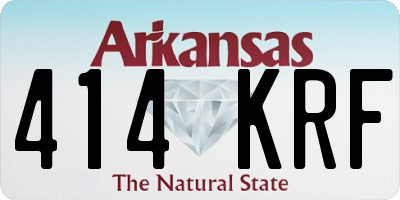 AR license plate 414KRF