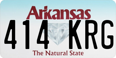 AR license plate 414KRG