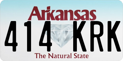 AR license plate 414KRK