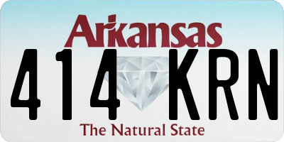 AR license plate 414KRN
