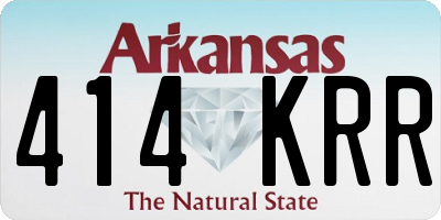 AR license plate 414KRR