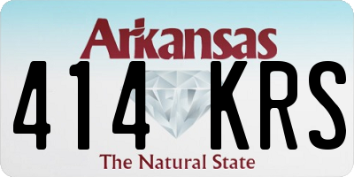 AR license plate 414KRS