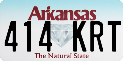 AR license plate 414KRT