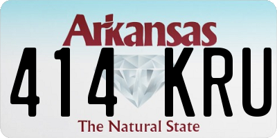 AR license plate 414KRU