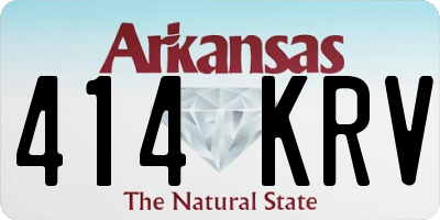 AR license plate 414KRV