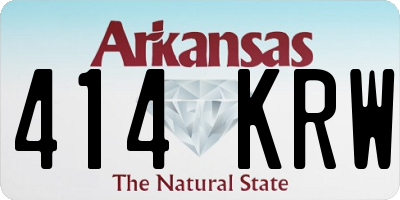 AR license plate 414KRW