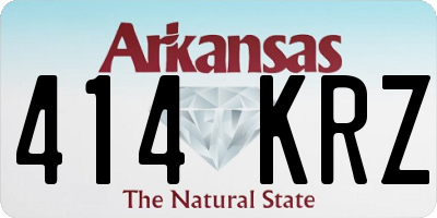 AR license plate 414KRZ