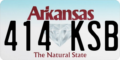 AR license plate 414KSB