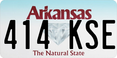 AR license plate 414KSE