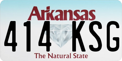 AR license plate 414KSG