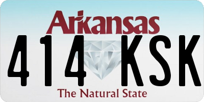 AR license plate 414KSK