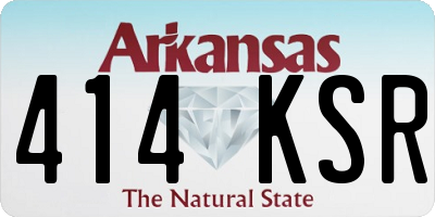 AR license plate 414KSR