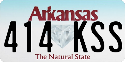 AR license plate 414KSS