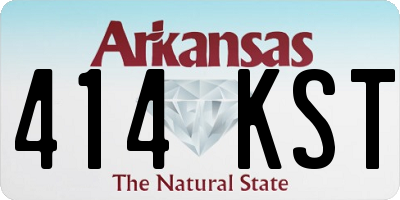 AR license plate 414KST